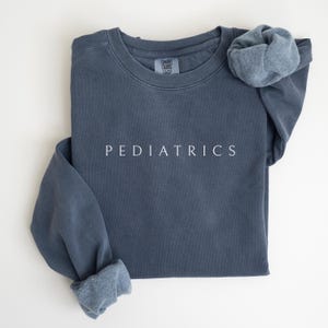 Comfort Colors® Pediatrics Shirt, Pediatrics Flowers T-shirt, Peds Shirt, Peds Nurse Tshirt, Cute Nurse Tee, Pediatric Nurse Gift, Nurse Tee