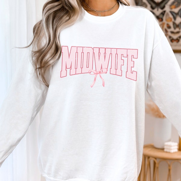 Midwife Sweatshirt Certified Nurse Midwife Midwife Crewneck Midwife Tshirt Midwife Rn Gifts Midwifery Shirt T Shirt Midwife Student Gift