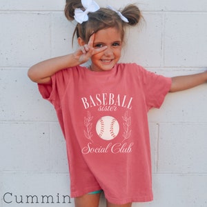 Custom Name Shirt Baseball Sister Era Youth Baseball Shirt Sports Sister Life Retro Sister Gift Big Little Sister Matching Family Custom Tee