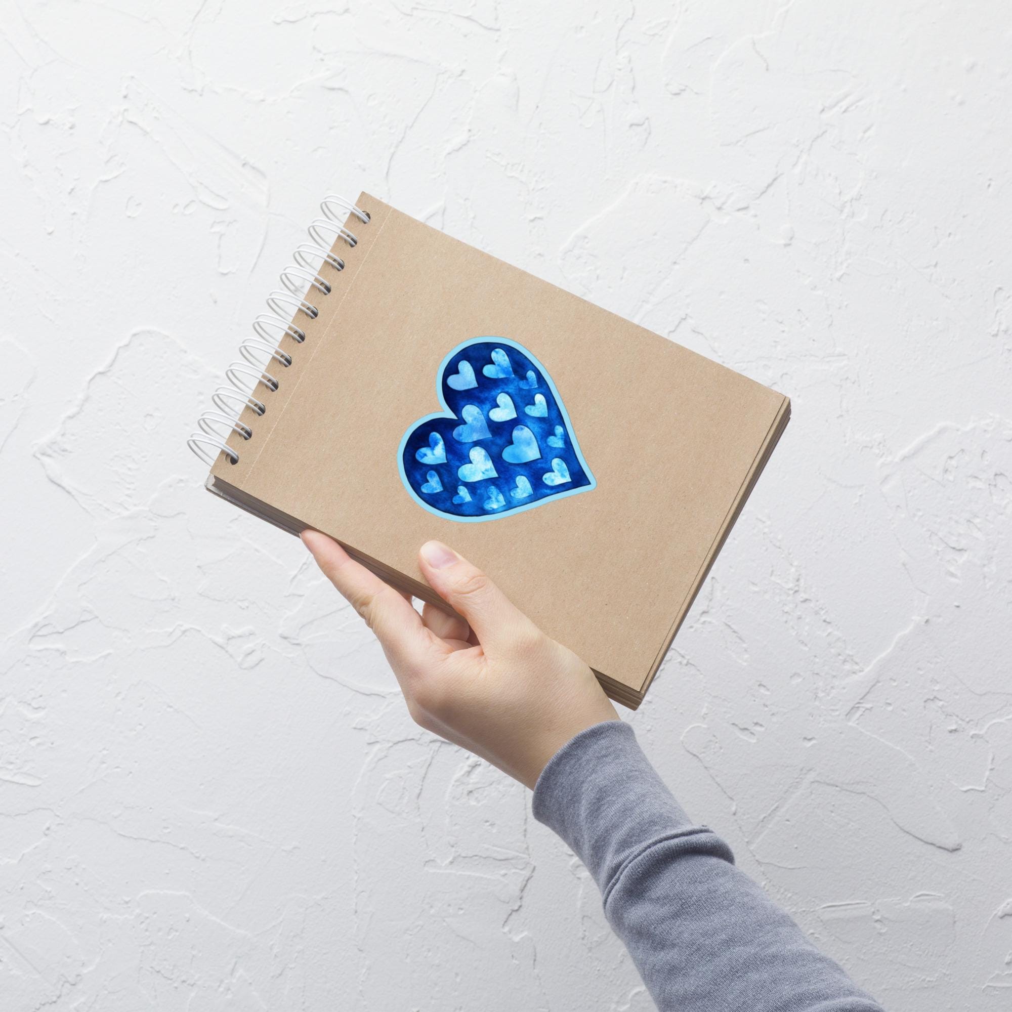 2 set di 50 adesivi impermeabili a forma di cuore, buste per scrapbooking, bottiglie d'acqua, laptop, tablet, matrimoni, auto, decalcomania per bambini e adulti