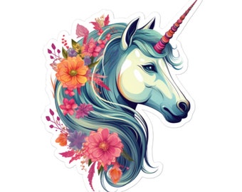 Colorful Unicorn Sticker