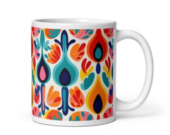 Midcentury Modern Colorful Coffee Mug