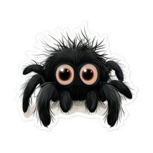 Cute Spider Vinyl Sticker - Adorable Bug Decal for Laptops Journals and Water Bottles