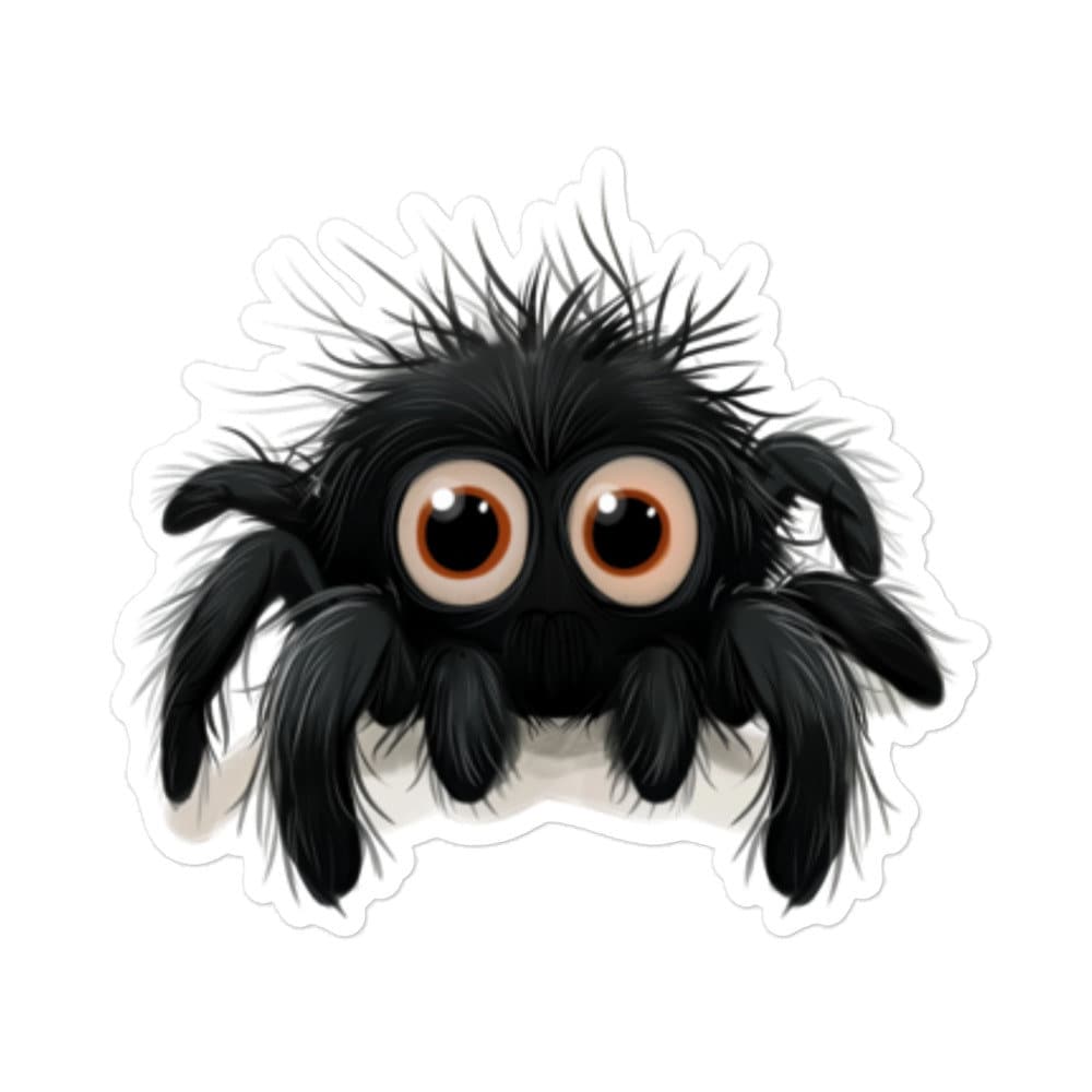 Cute Spider Vinyl Sticker - Adorable Bug Decal for Laptops Journals and ...