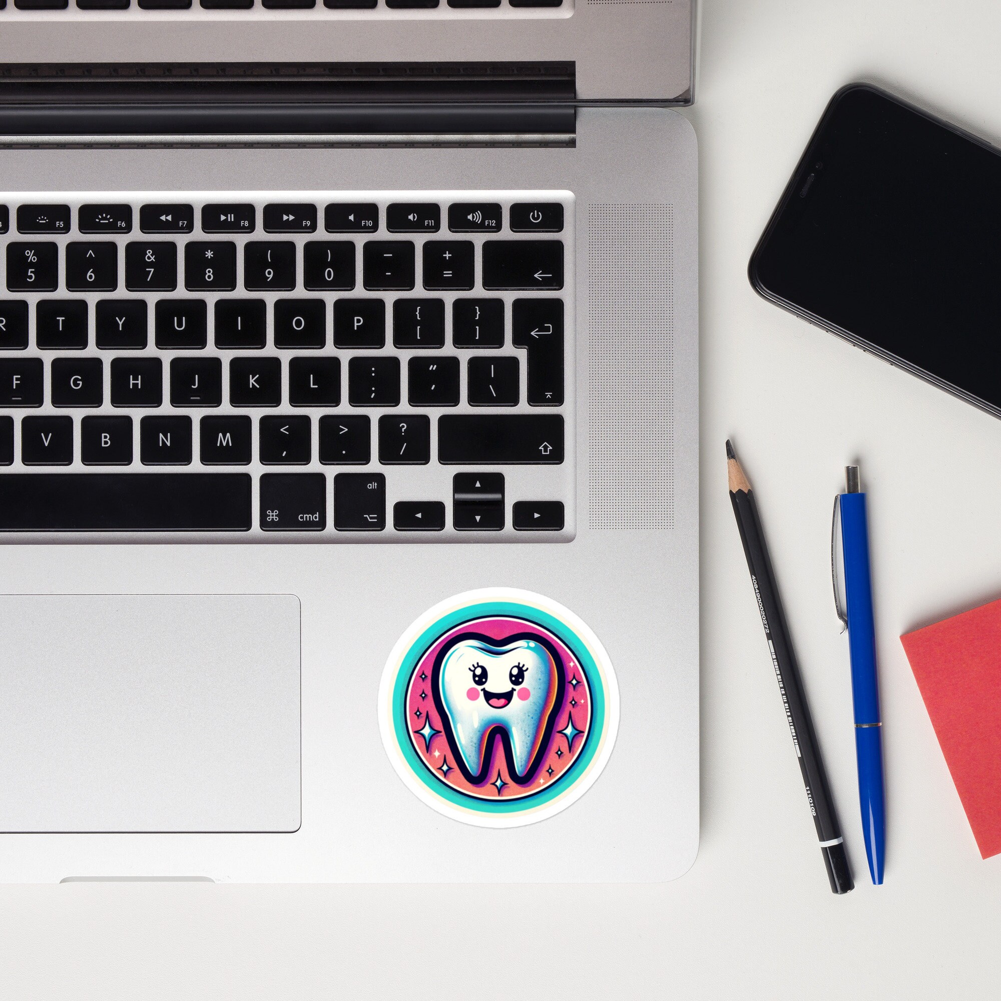 Cute Tooth Vinyl Sticker - Etsy