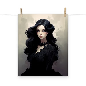 Comics Goth Girl Poster