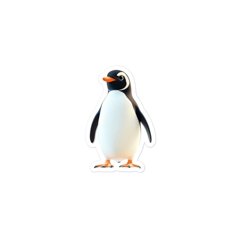 Cute Penguin Vinyl Sticker - Animal Decal Gift for Laptops, Waters