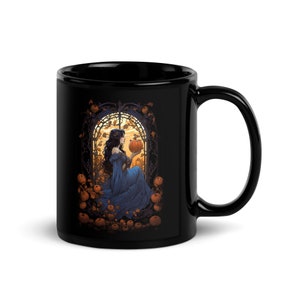 Art Nouveau Fall Halloween Coffee Mug