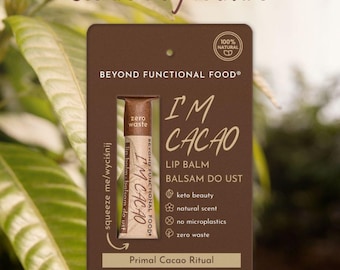 CACAO Tallow Balm for Lips, Hands and Body Rescue | Plastic Free Paper Tube