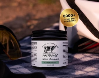 Tallow Deodorant Cooling Citrus - Natural Protection in Paste Form, Against Unpleasant Odors