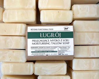 Lye & Tallow Soap  Handmade Traditional Bar for Face, Hands and Body