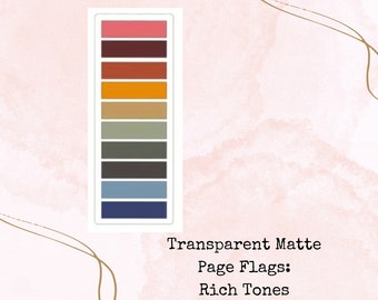 Transparent Page Flags * Sticky Note Tabs * Reposition-able Tabs * Flag Strips * Annotation Tabs * File Index Tabs * Planner Tabs *Book Tabs