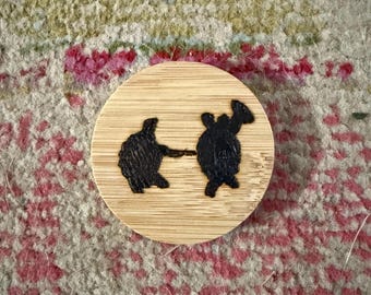 Engraved Magnet Bottle Opener, Beer Opener, Groomsmen Gifts, Magnetic Fridge Opener, Custom Bottle Opener, Grateful Dead Dancing Turtles