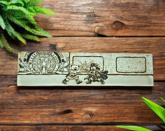 Personalized Wood Burned Wall Plaque – Handmade Engraved Decor, Custom Gift - Wall Sign - Grateful Dead X Star Wars