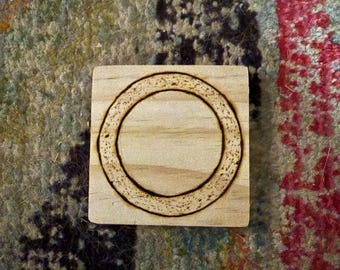 Wood Engraved Coasters, Handmade Coasters, Psychedelic Wood Coasters, Men's Gift, Woodburned Coasters, Phish Donut O