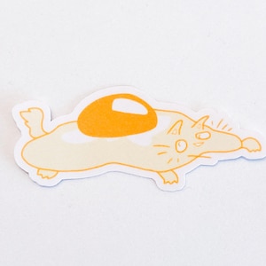 卵猫ステッカー