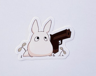 Totoro Pistol Sticker 3" | My Neighbor Totoro