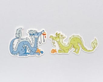LAST CHANCE! Noodle Dragon Stickers 3" | Overwatch