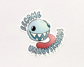 Ungovernable Bubble Sticker 3" | Amazing Digital Circus