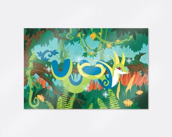 Jungle Snake Poster 11"x17" | PKMN