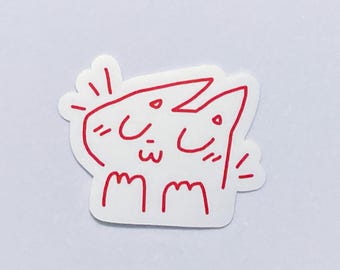 LAST CHANCE! UWU Cat Sticker 3" | Scratch Cat