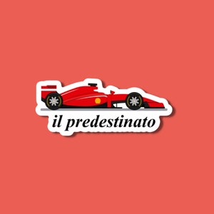 Il predestinato, Charles Leclerc, CL16, Ferrari, Ferrari Sticker, F1, Formula 1