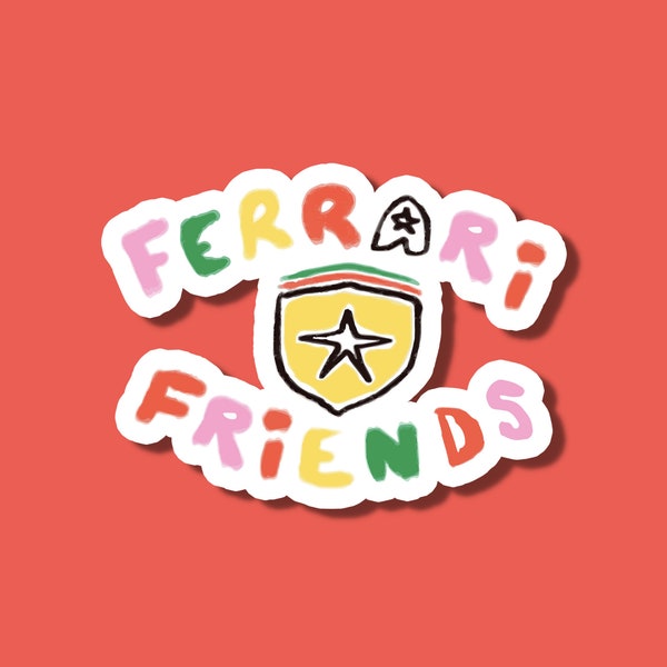 Ferrari Friend, F1, Sticker, Formula One Motorsport