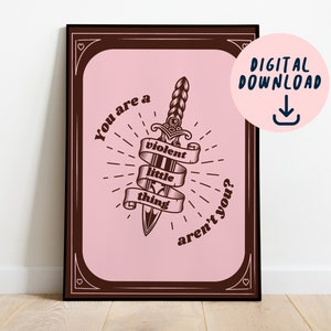 Fourth Wing Art Wall, Fourth Wing Inspired Print, Xaden Riorson quote, Bookish Print, Digital Print