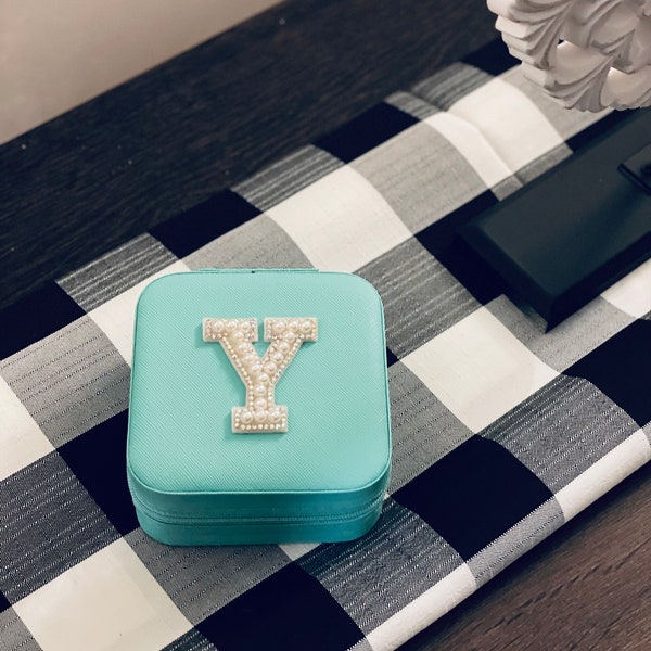 Tiffany Blue Mini Jewelry Box ~ Travel Jewelry Box ~ Gifts for Her ~ Wedding Bridesmaid Gifts ~ Birthday Gift ~ Graduation Gift ~ Sweet 16