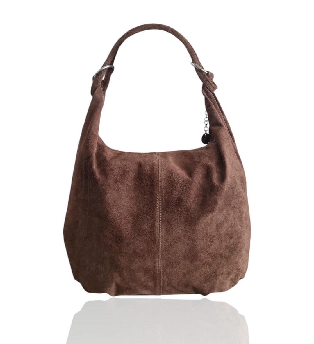 Lou Suede Bag - Taupe