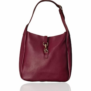 Echte italienische Ledertasche Burgund Tasche Burgund Tote bag Burgund Hobo Handtasche Burgund Umhängetasche Burgund Ledertasche Bürotasche