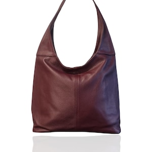 Burgundy Slouch Bag Etsy