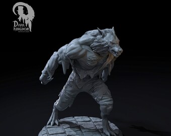Werewolf - Monster - Dinoworld - 32 mm Heroic miniature - D&D - Pathfinder - Tabletop RPG