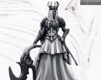 Luna Princess of Ash - 32 mm miniature - DnD - TTRPG - 8k - Stormborn Collectibles
