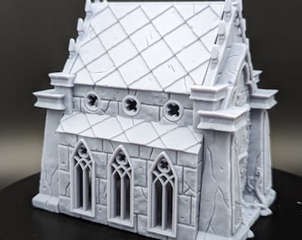 Mausoleum Crypt Props | Miniature | DND Terrain | Building | Cemetery | D&D | Pathfinder | Fantasy | Tabletop TTRPG | 8k printed | Scenery