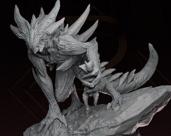 Lyzak The devourer | Miniature | DnD | Pathfinder | TTRPG | 8k printed | Parasite Collectibles | Creature | Monster | Demon