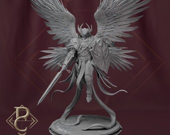 Radian Archon | Huge Miniature | DnD | Pathfinder | TTRPG | 8k printed | Parasite Collectibles | Angel | Paladin | Knight