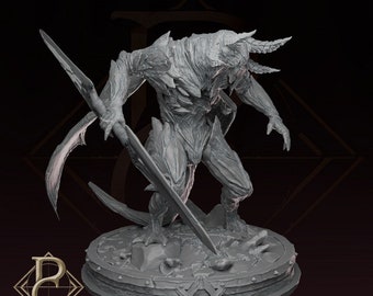 Irgren, Azghorath's Will | Miniature | DnD | Pathfinder | TTRPG | 8k printed | Parasite Collectibles | Creature | Monster | Demon