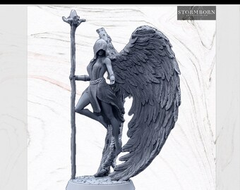 Althea Angel of Mending - 32 mm miniature - DnD - TTRPG - 8k - Stormborn Collectibles
