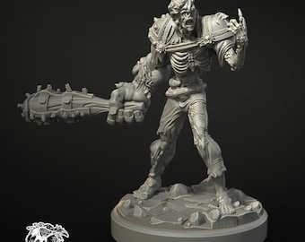 Maze - Undead - Warrior - Dinoworld - 32 mm Heroic miniature - D&D - Pathfinder - Tabletop RPG