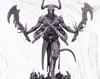 Moloch the soulless - 32 mm miniatures - D&D - TTRPG - 8k - Stormborn Collectibles