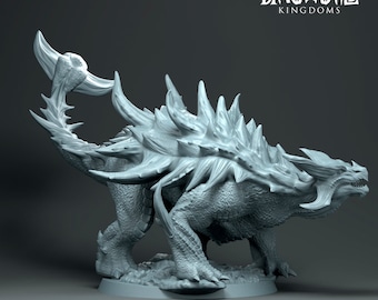 Dino Ankylosaurus - Beast - Creature - Dinoworld - 32 mm miniature - D&D - Pathfinder - Tabletop RPG