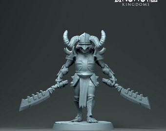Goblin Dark - Fighter - Warrior -  Dinoworld - 32 mm miniature - D&D - Pathfinder - Tabletop RPG