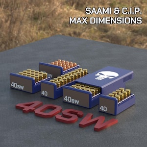 Digital STL file 40 S&W Ammo Box, 3D Printable BBOX Ammunition Storage, 40sandw 40sw