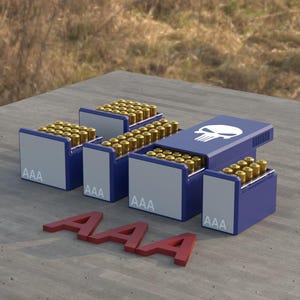 Digital STL file AAA Ammo Box, 3D Printable BBOX Ammunition Storage