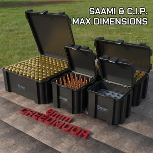 Plik cyfrowy STL 6 mm Creedmoor Ammo Box, pojemnik na amunicję ABOX do druku 3D