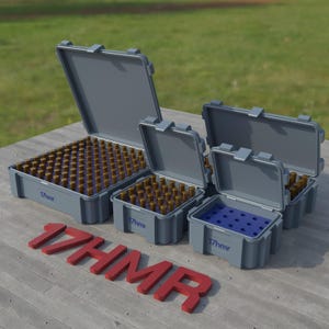 Archivo STL digital ABOX Caja de munición 17 HMR caja de munición de almacenamiento de munición 17hmr