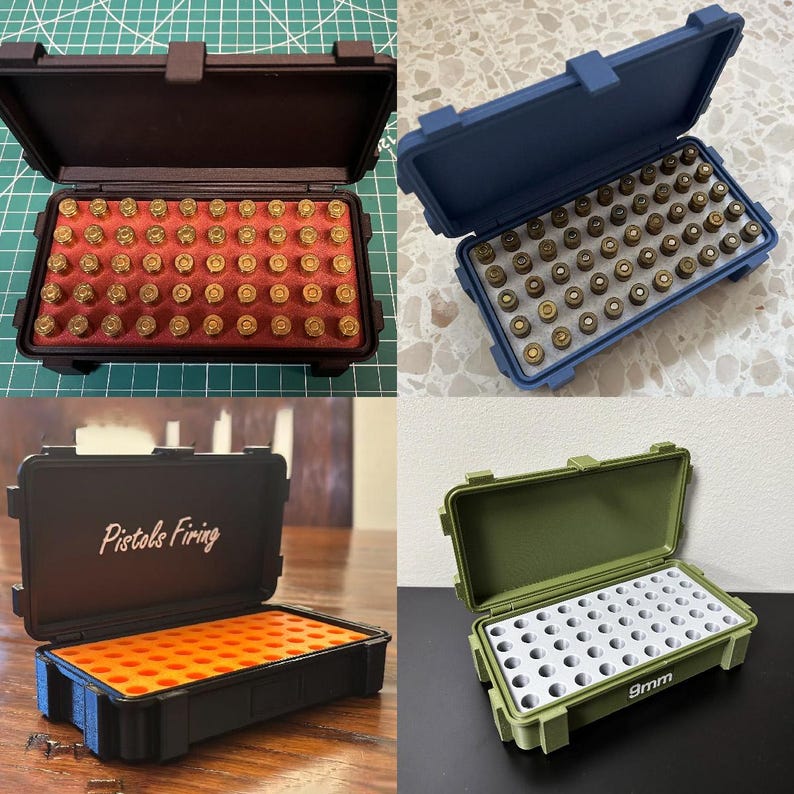 Digital STL File ABOX Ammo Box 22 LR Ammunition Storage Ammo Crate 22lr ...