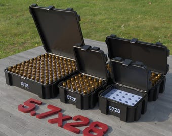 Digital STL file ABOX Ammo box FN 5.7x28mm ammunition storage ammo crate 5.7x28