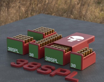 Digital STL file BBOX Ammo box 38 SPECIAL ammunition storage ammo crate 38 S&W Special